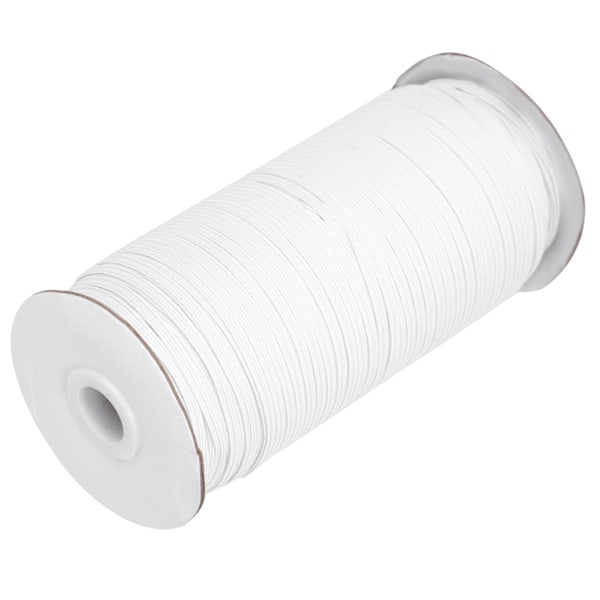 Elastiskt band gör-det-själv-band-rep Hög elasticitet Kläder Sömnad Broderitillbehör 180MWhite