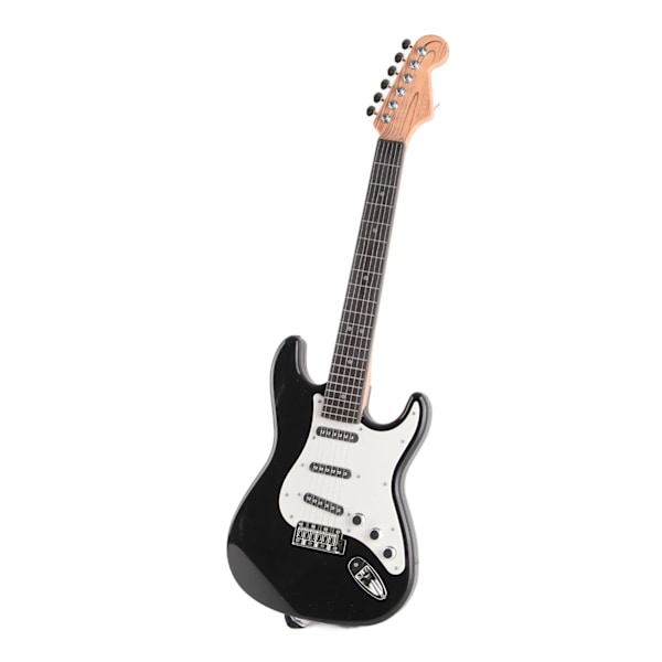Barn elektrisk gitarr leksak Multifunktionell mini elektrisk gitarr musikinstrument leksak för pojke flicka svart