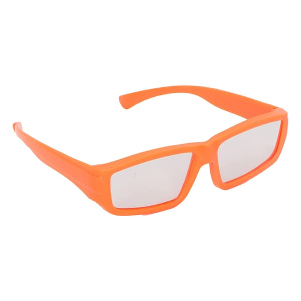 5-pack Solar Eclipse Glasses Professional Safe Plastic Direct Sun Viewing for Teens Adults Orange