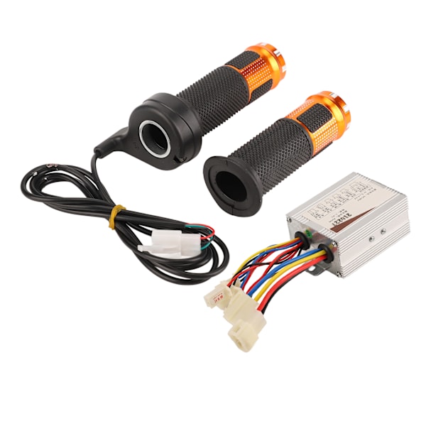 36V 350W Aluminiumlegerings Børstet Hastighedsregulator og Lang Linje Throttle Twist Grip Sæt til Elcykel Trehjulede Cykler Motorcykler