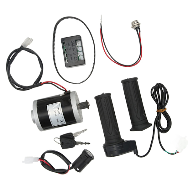 24V 100W Elektrisk Motorsett Synkron Girkasse Motor med Kontroller Lader Lås for Elektriske Scootere Sykler Tricycles