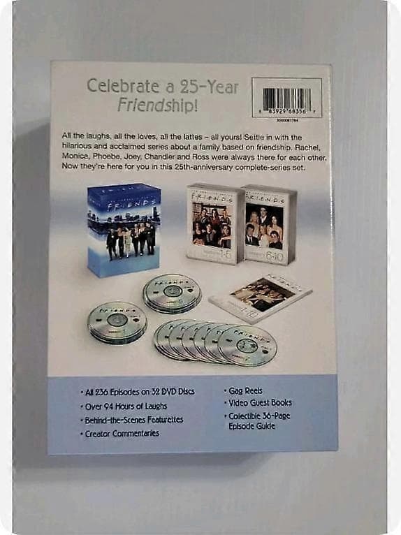 Vänner Hela Serien (DVD Säsong 1-10 Box Set 32-Disc)
