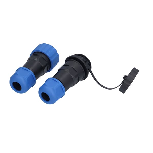 Vattentät kontaktmontering IP68 Aviation Power Socket 250V 5A för kabeltråd SP2012 Pin