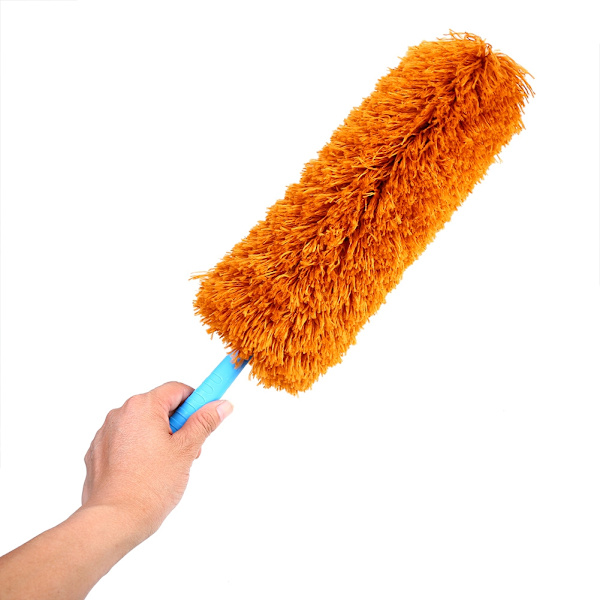 Pestävä antistaattinen pehmeä mikrokuitu Clean Duster Kotihuonekalut Auton puhdistustyökalu (kahvi)