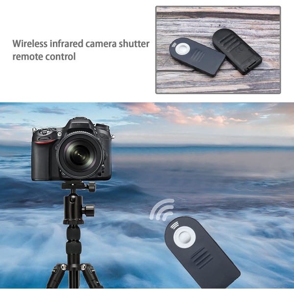 2st Trådlösa infraröda fjärrkontroller Byte av slutare Kompatibel med Nikon D40 D80 D70 D70s D50 D60 D90 Kameratillbehör 60x28mm