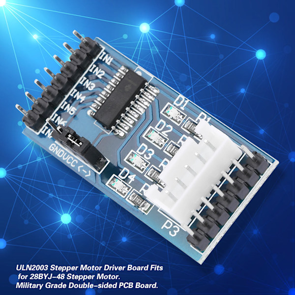 5 st ULN2003 Stepper Motor Driver Board Module för 28BYJ-48 Stepper Motor