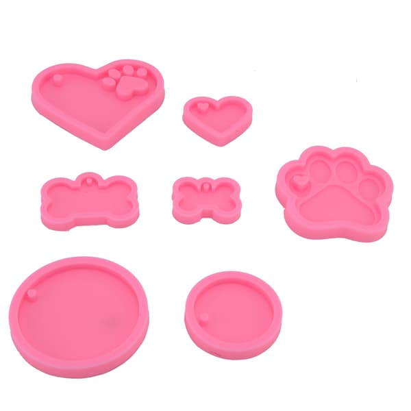 7 stk./sæt Silikone Chokoladeform DIY Sød Fondantform Bageværktøj til Bageri Køkken