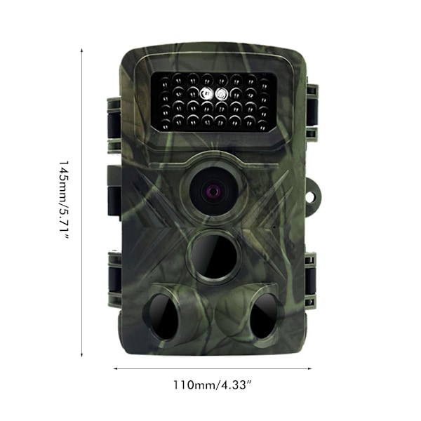 PR3000 16MP 1080P Trail Camera Vattentät infraröd kamera för utomhusövervakning av vilda djur Hemsäkerhet
