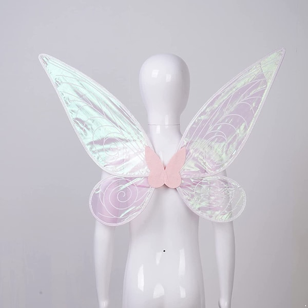 Lasten enkelsiivet joustavilla olkahihnoilla Fairy tytöille Halloween Cosplay-asu naamiaisiin