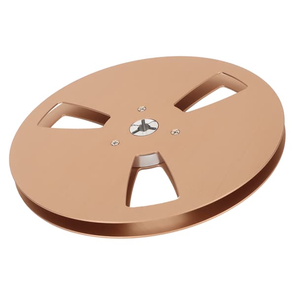 1/4 7 tommer tom båndspole aluminiumslegering 3-hullers åbningsmaskindel åbner tom plade til TEAC guld
