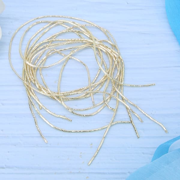 Brodertråd Koppartråd Sysöm Sömnad Glans 1,5 mm Dia. Manuell DIY StringGolden