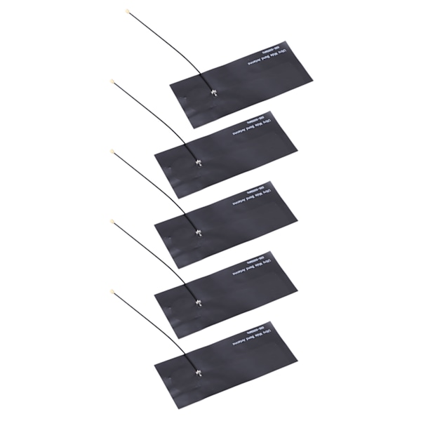 5 stk intern antenne 4G/3G/GSM/NB/GPRS/5G 15 DBI signalstabiliseringsforstærkning FPC blød antenne