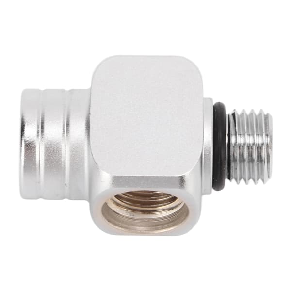 【NX】Mässing förkromad dykning första steget högtrycks 1 till 3 adapter högtrycksenhetsadapter 7/16‑20
