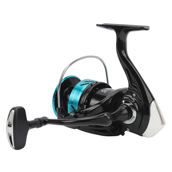 Spinning Snelle Metal Vanntett Lett Spinning Fiske Snelle Drag System for Alle Vann Black Blue AE7000