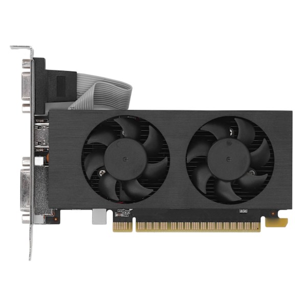GTX750 4G DDR5 grafikkort med 2 kylfläkt 128 bitars stöd VGA DVI HD Multimedia Interface GPU grafikkort för PC GTX750 4G DDR5