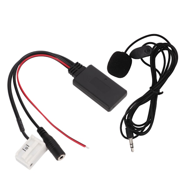 12-polet AUX-adapter Håndfri mikrofonkit Trådløs Bluetooth-udskiftning til Peugeot 307 408 508