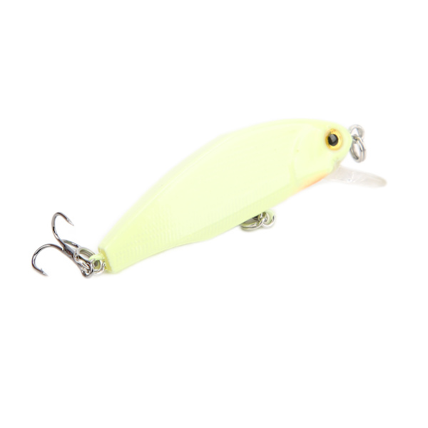 Fiskedragbeten Mini Deep Diving 3D Ögon Minnow Fiskedragbeten Crankbaits för Sötvattensfiske 5#