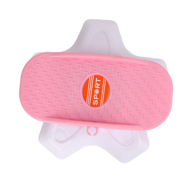 1 pari/setti Vääntölevy Split Waist Twist Disc 3D Kaaripoljin Meluton Vääntölauta Urheiluun ja Kuntoiluun Vaaleanpunainen