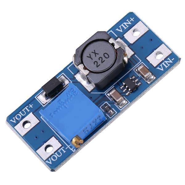 DCDC Spennings Step Up Justerbar Boost Converter Strømforsyningsmodul 2A
