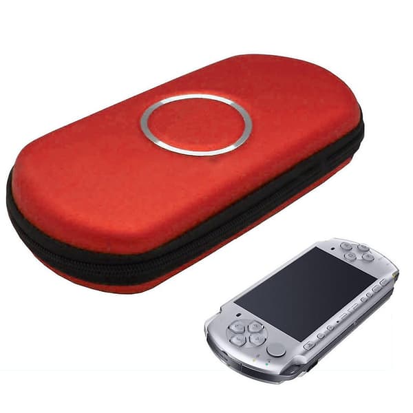 PSP 1000 2000 3000 Portable Compatible Storage Case Compatible with Game Consoles Blue