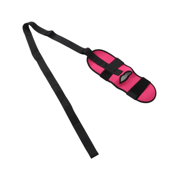 Yoga Ligament Stretching Bälte Hamstring Ben Stretch Strap Kompatibel med flexibilitet Dansträning Rosa