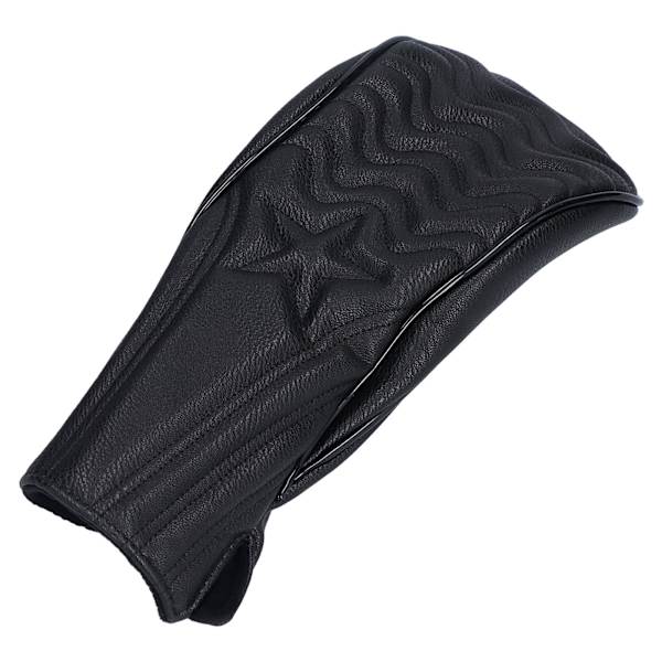 Golfkøllehodetrekk Vanntett PU Lær Golf Wood Head Covers Beskyttende Svart NR. 1