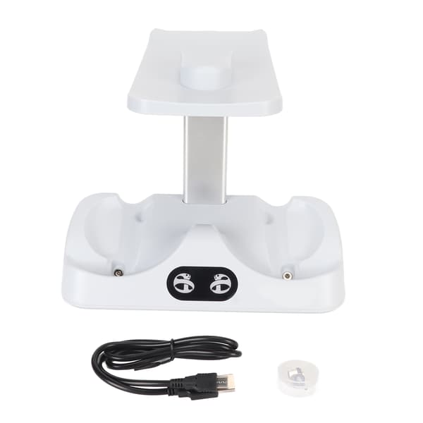 Kontrollerladestasjon Rask Overlading Beskyttelse Sense Kontrollerlader Dock med LED-indikator for PS5 VR2