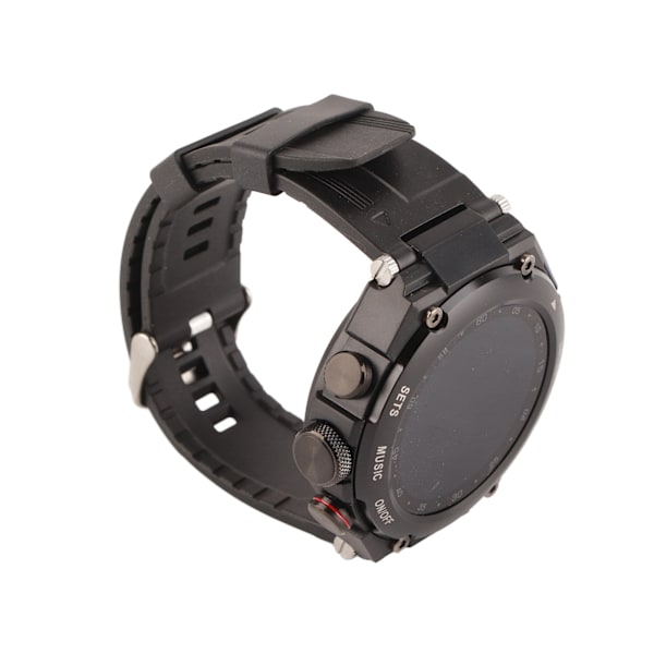 T92 2 i 1 TWS Bluetooth Headset Ring Opkald Lokal Musik Puls Blodtryk Smartwatch