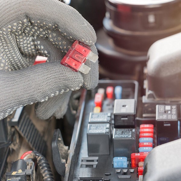 Plug-in sikring, 140 stk. bilsikring, elektrisk afbrydelsesbeskyttelse til biler, flammehæmmende sikring zink chip komponenter