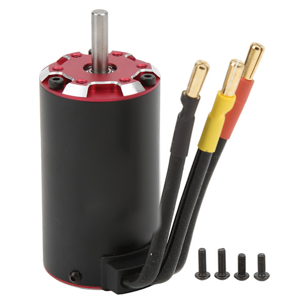 V2 RC Supersonic 3665 2200KV 4-polet børsteløs motor med temperatursensor for 1/8 1/10 RC-bil