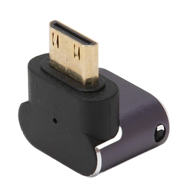 Mini HD Multimedia Interface Adapter Han til Hun 8K 48Gbps Aluminium Legering Skall Adapter med LED Lampe til Kontor