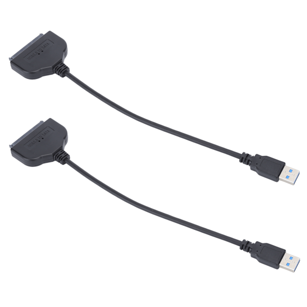 2st Portabel HDD Adapter USB 3.0 till SATA 2.5 Adapterkabel Stöd för Windows XP 32/64 Bit