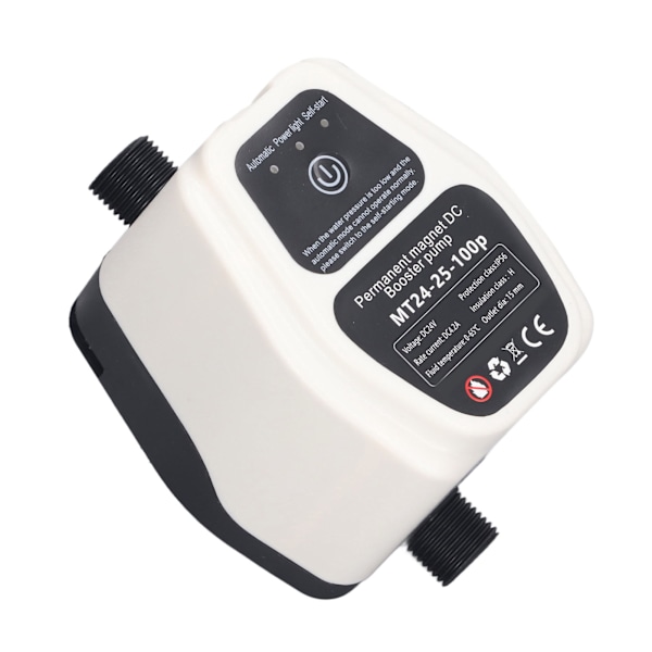 Boosterpumpe 100W 24V 25L Fuldautomatisk Intelligent Sensing Lydløs Vandtryk Booster Pumpe 100‑240V EU-stik