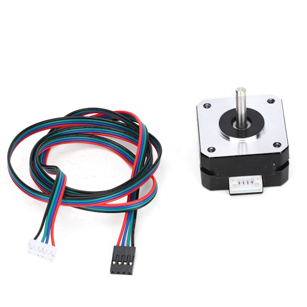 Nema 17 stepmotor 2 faser 1,8° DC 4,1V motor Passer for ekstruder