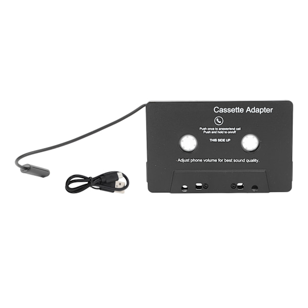 Bluetooth 5.0 Kassetteadapter Multifunktionel håndfri opkald HiFi Stereo Lyd MP3-afspiller Optagelse Bilkassette Lydmodtager