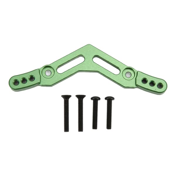 Front Shock Tower Board Aluminiumlegering Front Støddæmperplade til Arrma Granite 1/10 Fjernstyret Bil Grøn