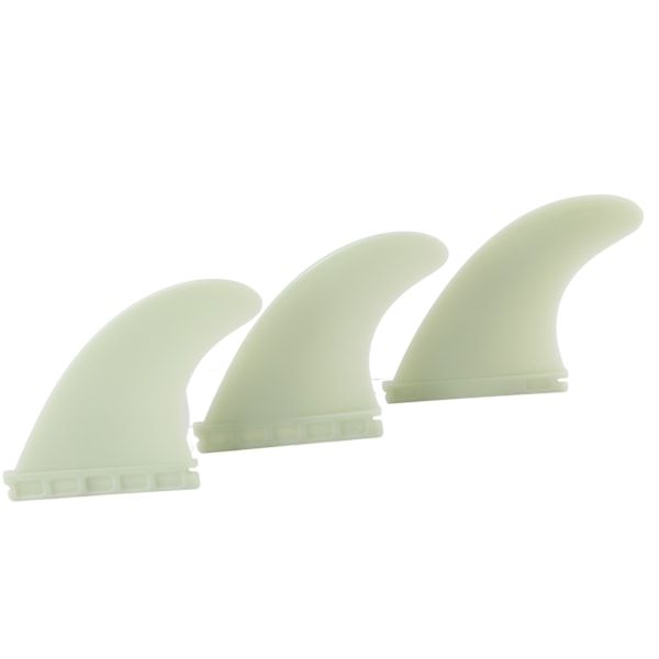 3 stk Surfboard Tail Fin Miljøvennlig PVC Surf SUP Fins Sett for Long Board Surfboard Tail