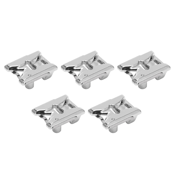 5 stk Fletning Trykfod Rustfrit Stål Justerbar Styreskinne Komfortabel Holdbar Symaskine Trykfod