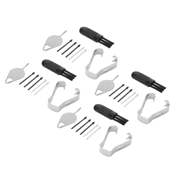 4 sæt til Samsung Stylus Pen Tips Udskiftningssæt Sort Grå Spids Udskiftning til Samsung Galaxy Tab S8 til Tab S8 Plus