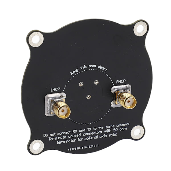 5.8GHz Triple Feed Patch Antenn 9.4dBi Riktningsriktad cirkulärt polariserad antenn med hög precision för FPV Racing Drone