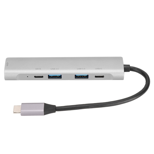 5-i-1 Typ C till HDMI Hub 4K x 2K 30Hz TV-projektor Videoadapter USB 3.0 2.0 dockningsstation