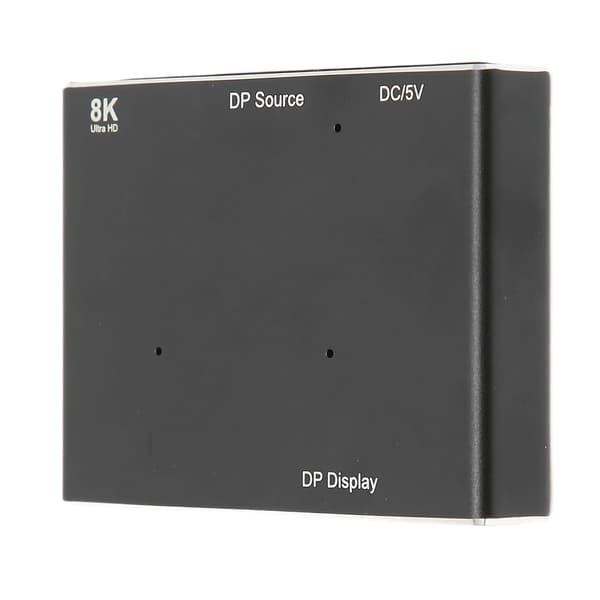 DisplayPort HD Multimedia Interface Splitter Stöder 8K MST SST 1 In 2 Ut Riktad DP-distributör för Hemmabio
