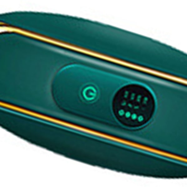 Elektrisk mavemasserer Smart højfrekvent vibration lang infrarød Elektrisk varmepude til talje Mave Ryg Grøn