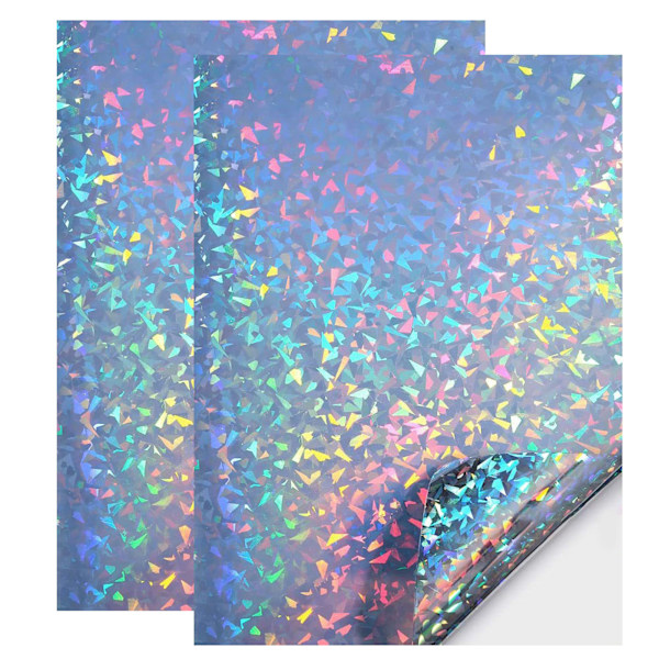 20 stycken Bläckstrålepapper Vinyldekalpapper Vattentätt självhäftande papper Glas Blommig textur A4 210x297mm