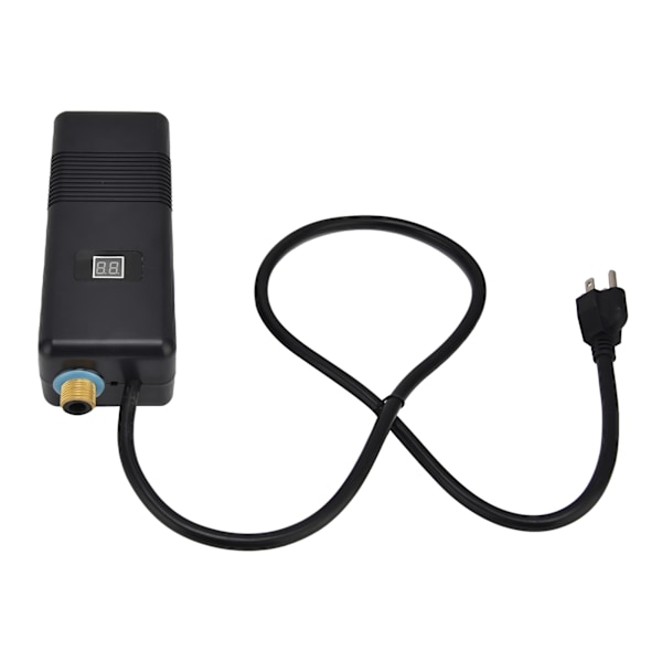 3000W omedelbar elektrisk varmvattenberedare för hembadrum Kök Toalett Camping BlackUS 110V 2.08㎡