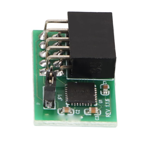TPM 2.0-modul SPI-gränssnitt Vertikal Stabil Hög säkerhet 9670 Chipset 10Pin SPI-modul för SuperMicro AOM TPM 9670V S