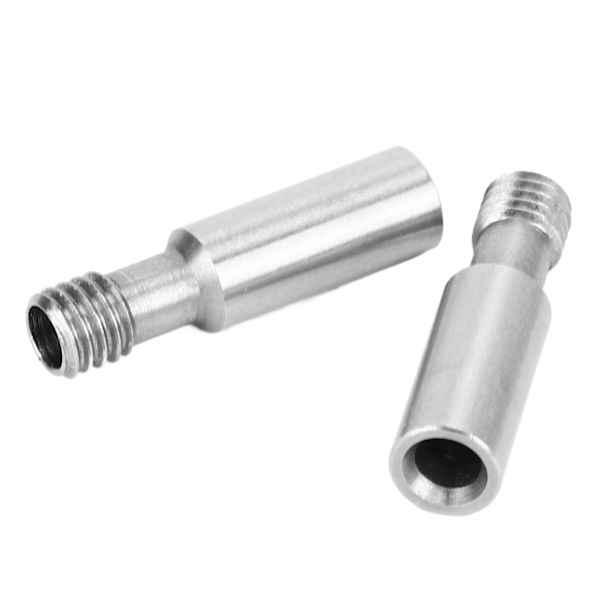 2 stk Heatbreak Tube 303 Rustfrit Stål Matarrør Hals 3D-printer Dele CNC Finish