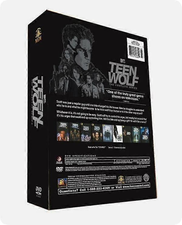 Teen Wolf Sæson 1-6 Engelsk Version Komplet Serie DVD 27-Discs Ny Forseglet Boks Sæt