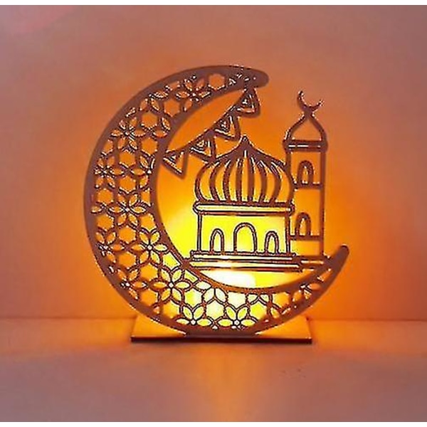 Ramadan Diy puinen kuun led-valo COLOR3