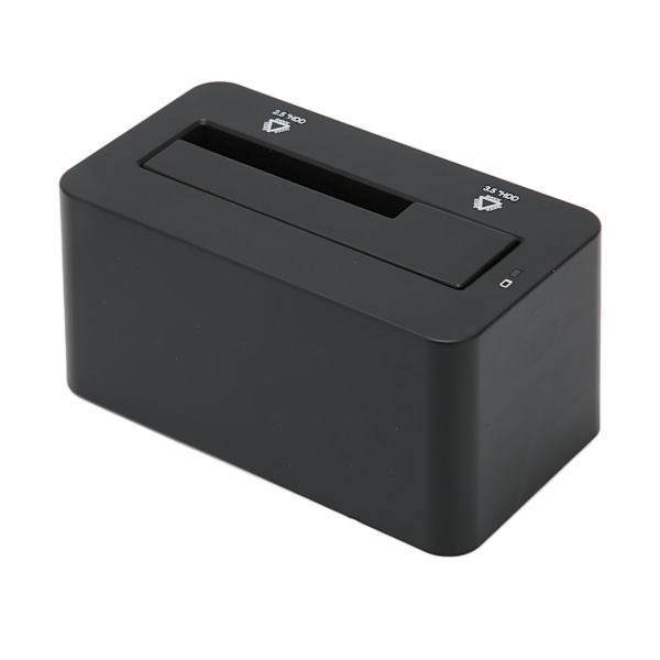Harddisk-dokkestasjon 5 Gbps USB 3.0 til SATA LED-indikator HDD-dokkestasjon for 8 TB 2,5 tommer 3,5 tommer HDD 100‑240V EU-plugg